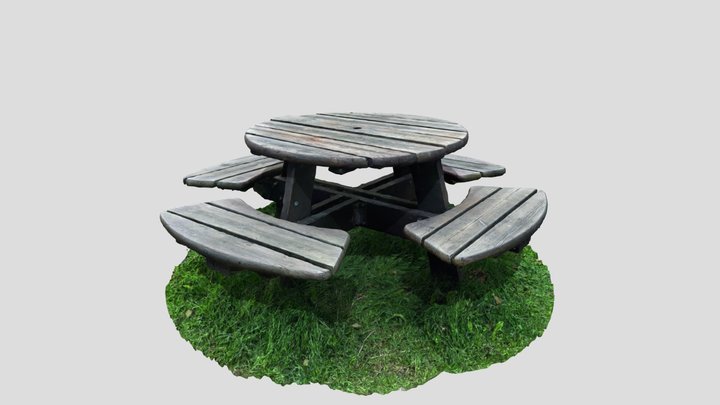 Outside Table 3D Model