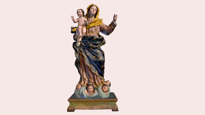 Madonna dell'Assunta - Morrone del Sannio 3D Model