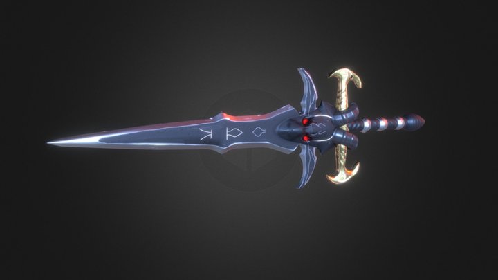 demon sword 3D Model