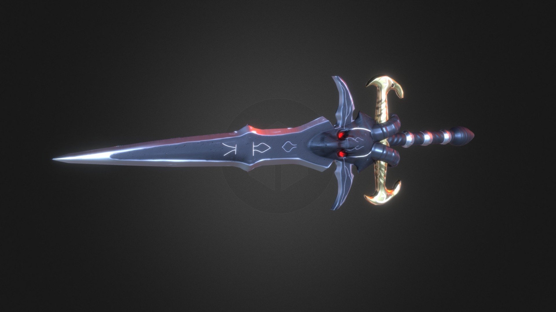 Demon Sword 3d Model By Igorluz Igorluz 93817a3 Sketchfab 