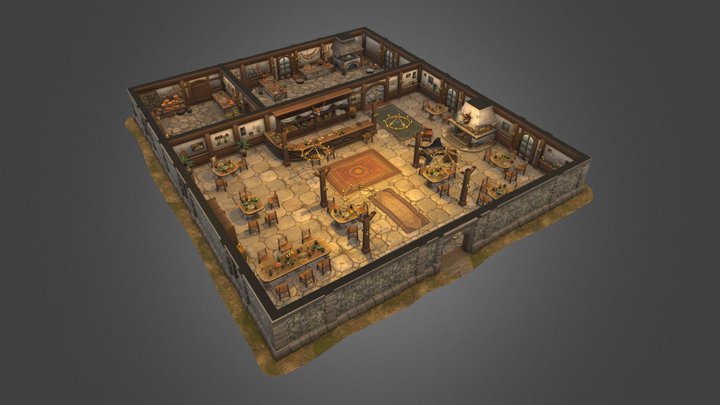 tavern_interior 3D Model