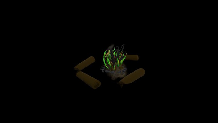 Campfire 3D Model