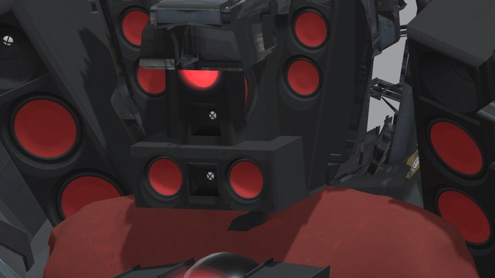upgraded-titan-speaker-man-remake 3D Model
