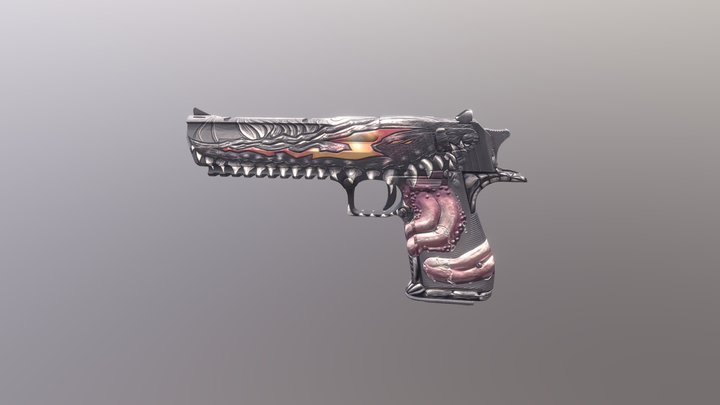 weapon_pist_deagle 3D Model