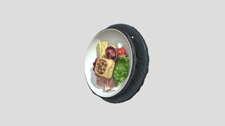 Dish tapas 3D Model