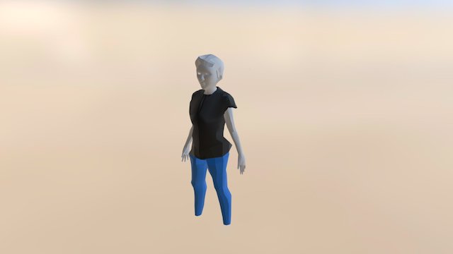 Cuerpo Low Poli 3D Model