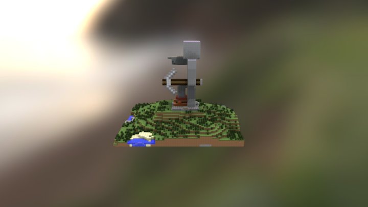 Mesa Statue 3D Model