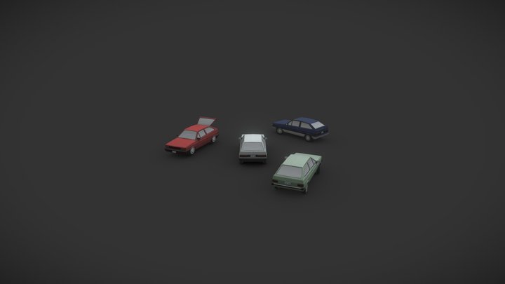 Gol Quadrado 3D Model