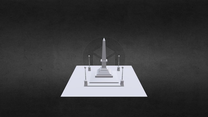 Obelisco Incompleto 3D Model