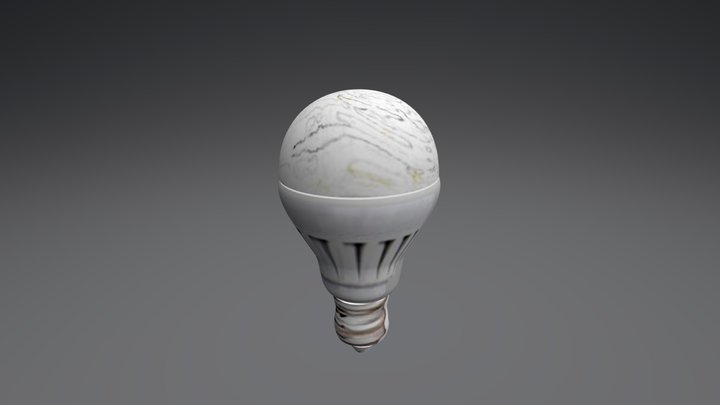 3D bulb - low watt 3D Model