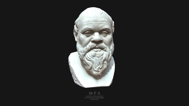 Büste des Sokrates 3D Model