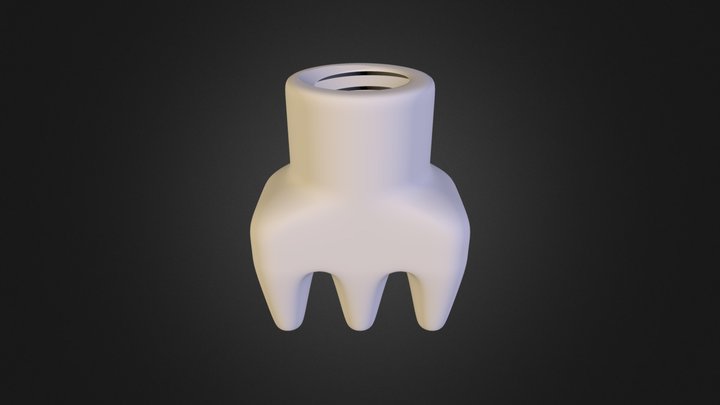 Smart Toothpaste Nozzle 3D Model