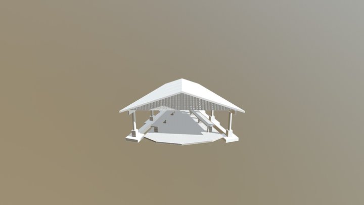 Ulu Laau Shade Structure 3D Model