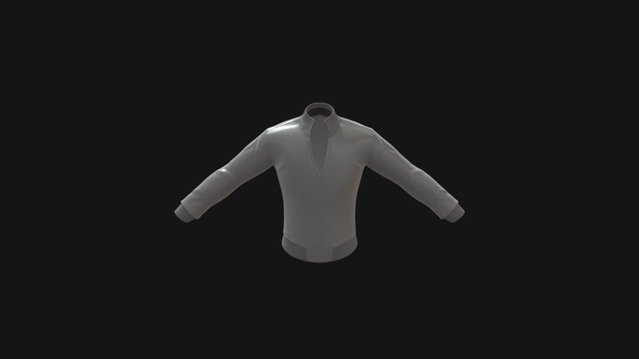 Lightweight Bomber Jacket 3D Model