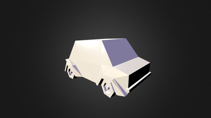 Lowpoly Car 3D Model