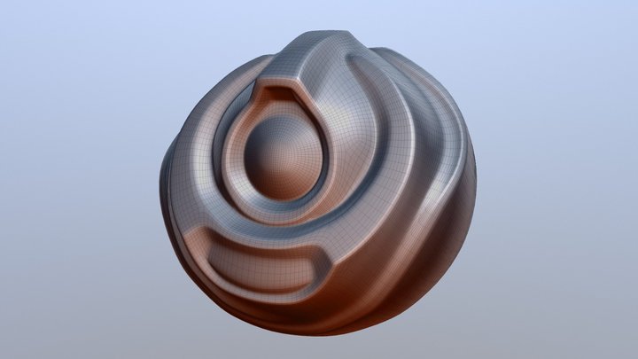 Orb Retopo 3D Model