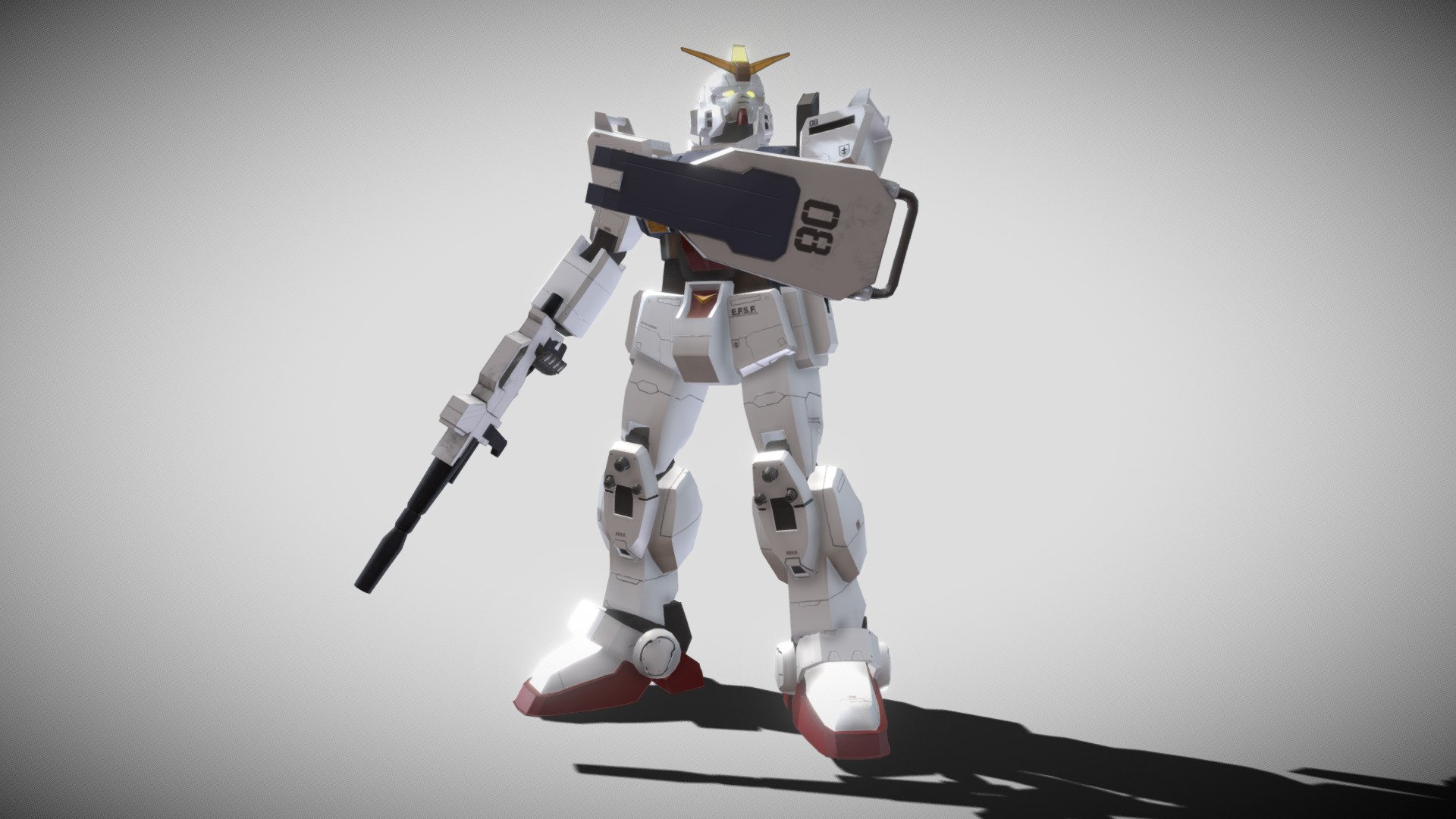 RX-79[G] Gundam Ground Type - Download Free 3D model by Ryanwill679 ...