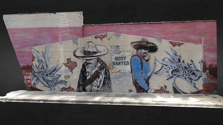 Street Art - Desperados – Gratis 3D-model STL
