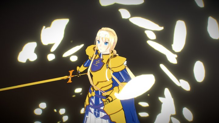 Sword art online_Alice Zuberg 3D Model