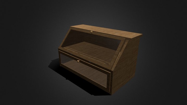 Animated display Cabinet 3D Model