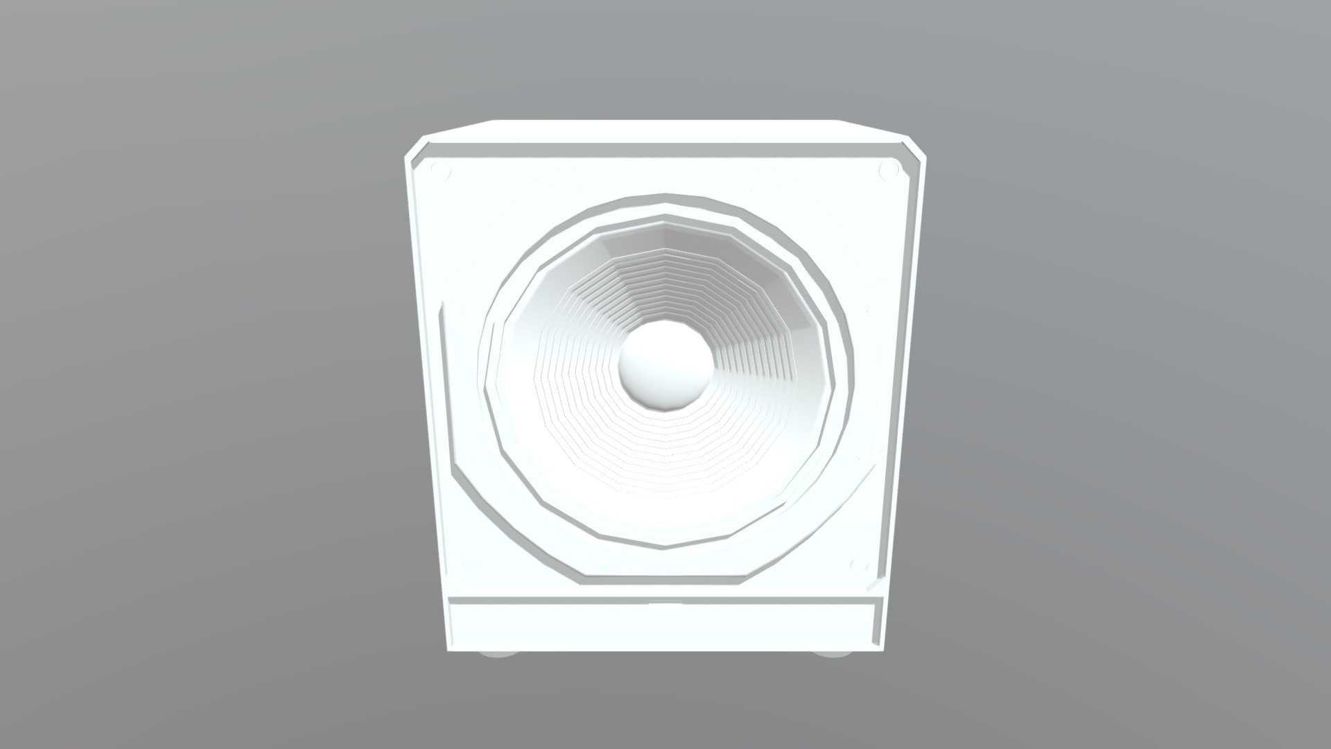 Subwoofer 3D model by ggrubbs [938b2f0] Sketchfab