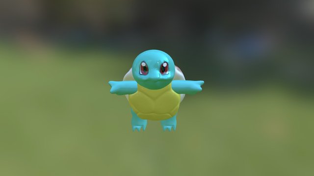 SQUIRTLE 3D Model