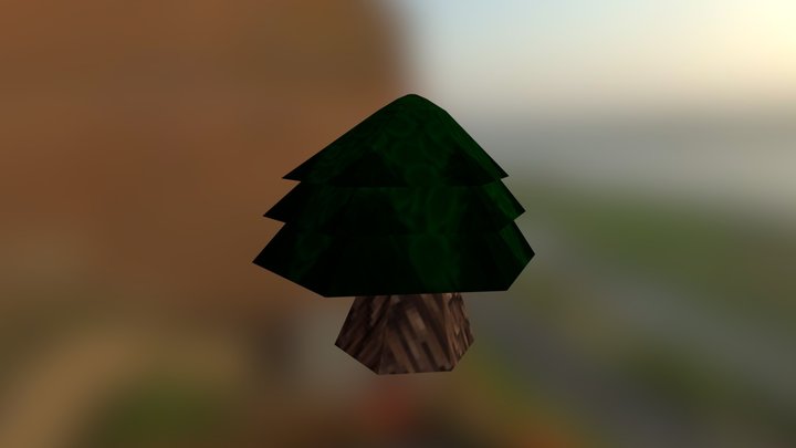 Low Poly Tree 3D Model