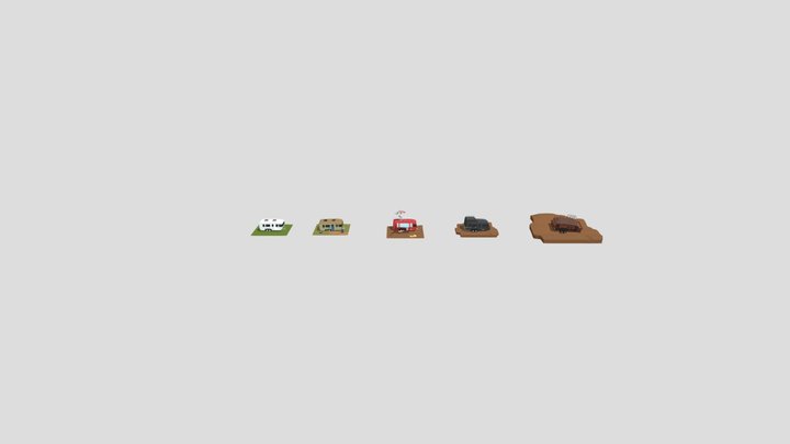 XYZ home work Caravane 3D Model
