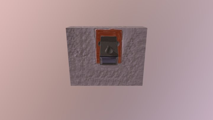 Creature on a Wall 3D Model
