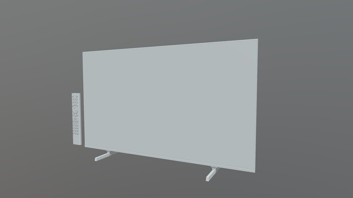 HISENSE 43E7Q 4K QLED – Free 3D Model STL