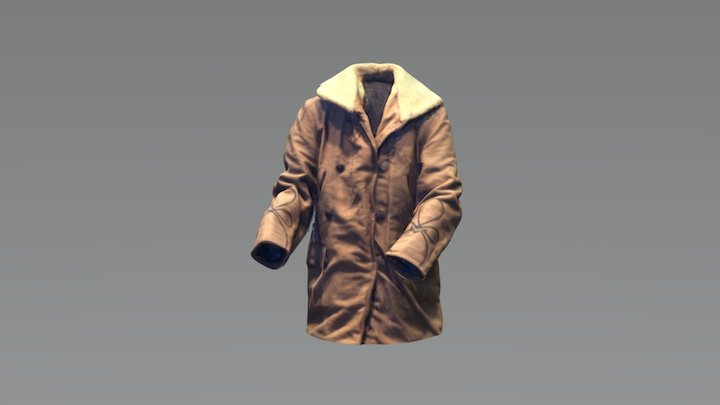 Charles Dicks Overcoat, World War I, 10.02.34 3D Model