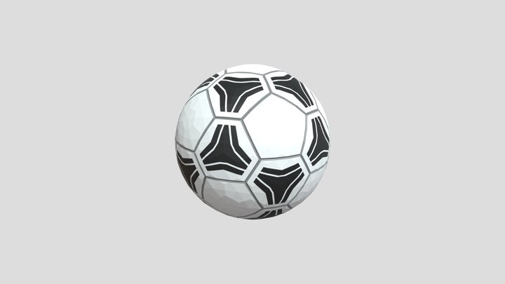 Adidas Tango Soccer Ball (low-poly)