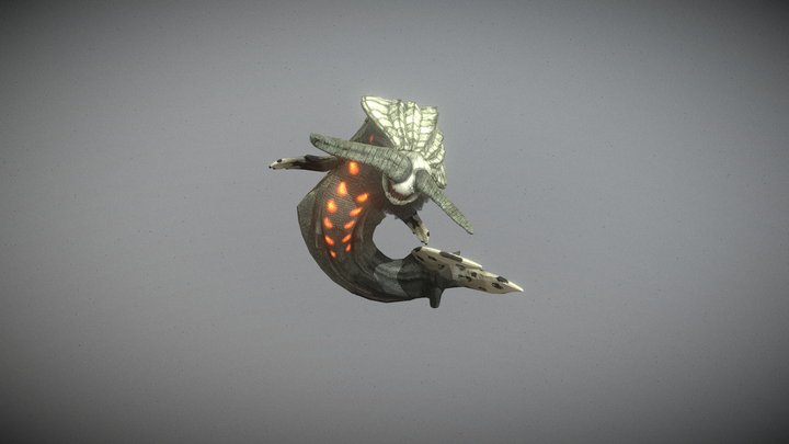 Ceadeus - The Lunar Abyss. Pose 4 3D Model