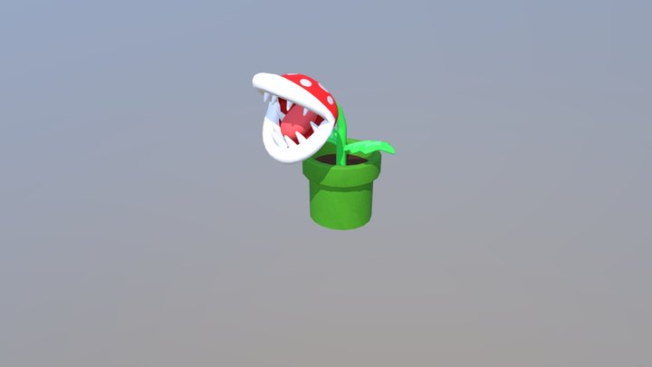 Piranha Plant 3D Model