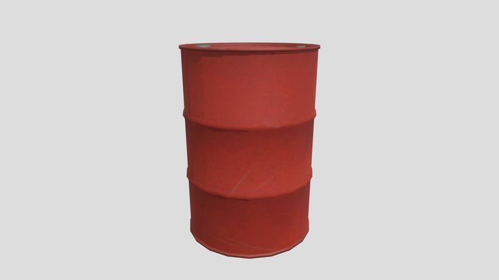 [Paper Mario: Sticker Star] Oil Drum – Kostenloses 3D-Modell STL