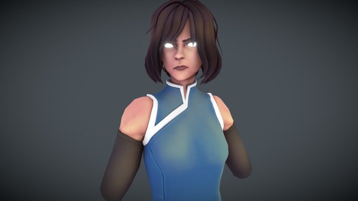 Avatar Korra bust 3D Model