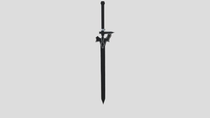 Kirito Sword 3D Model
