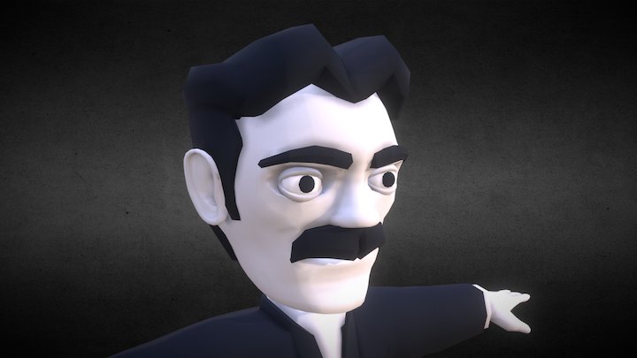Nicola Tesla 3D Model