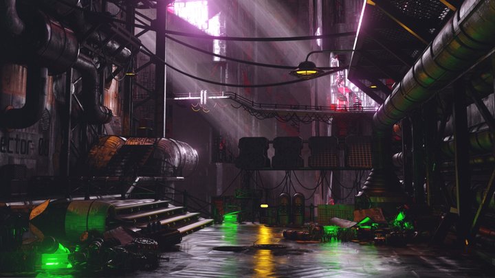 Ratchet and Clank Sci-fi City 3D Model