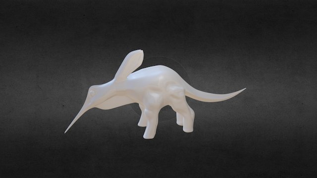 Alien Elephant (Bubo Alba) 3D Model