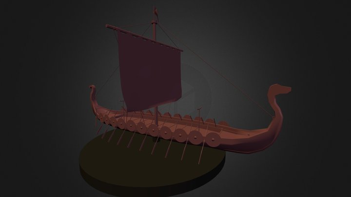Longship 3D Model