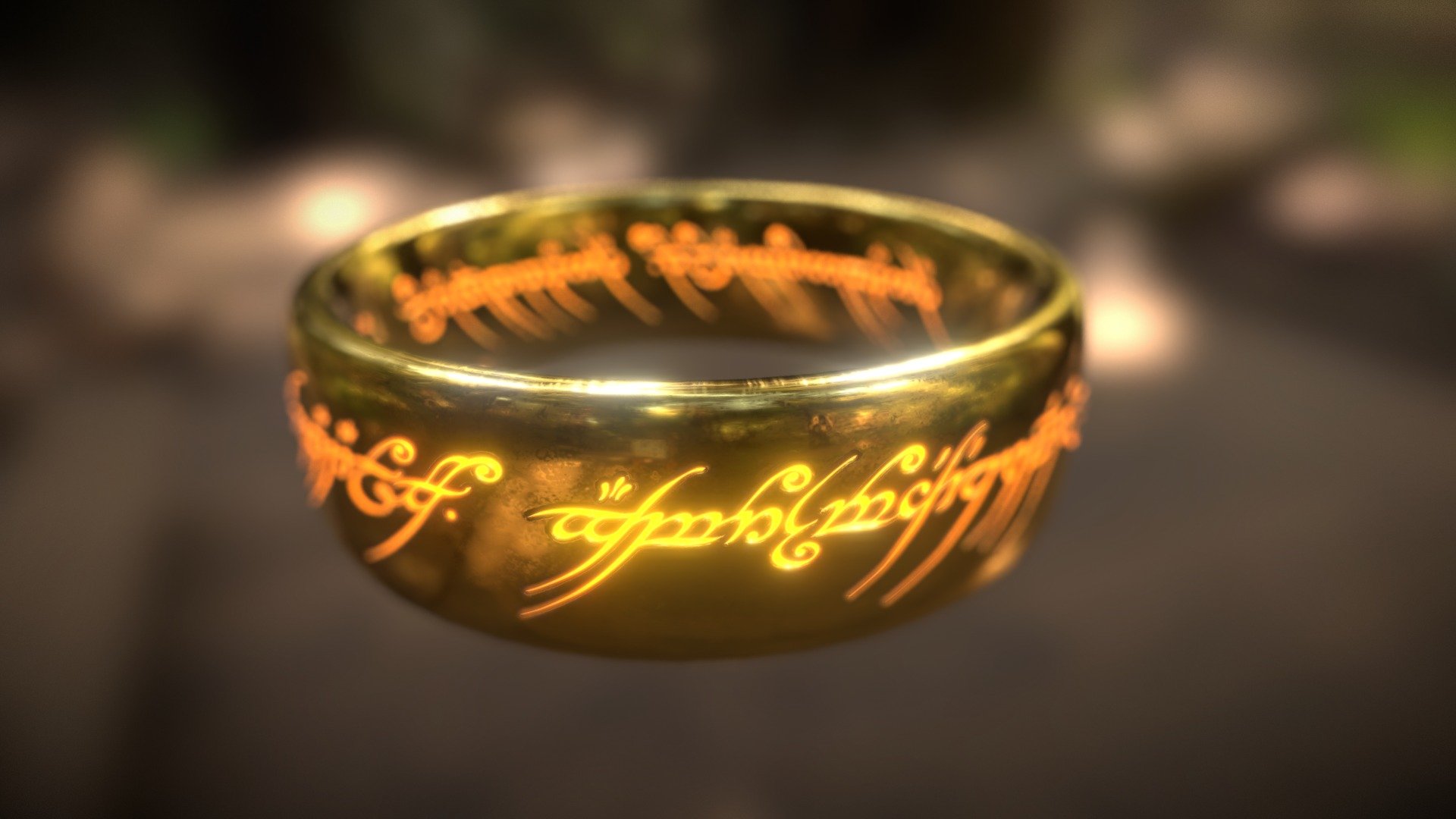 The One Ring (Lord of the Rings) - Buy Royalty Free 3D model by ...