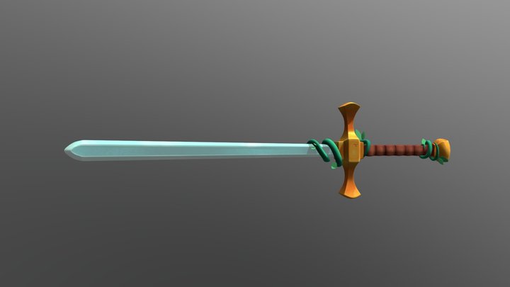 Guardian Sword 3D Model