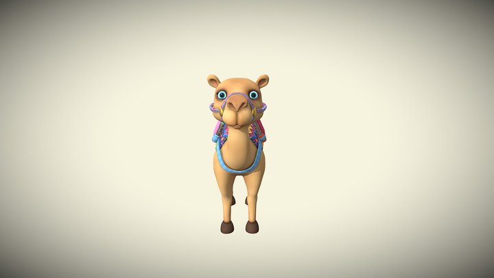 Stylized Camel 3D Model