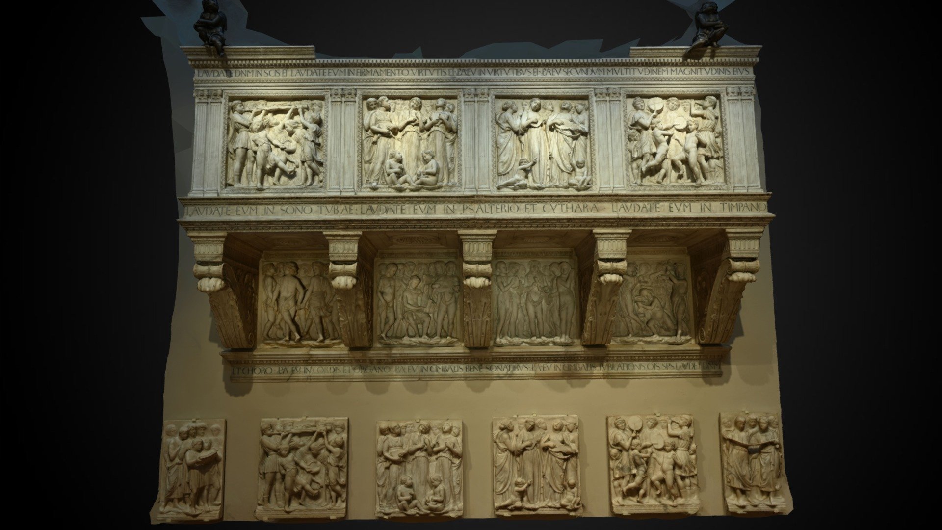 Luca della Robbia, Cantoria, Cathedral — Sketchfab embed 3D viewer