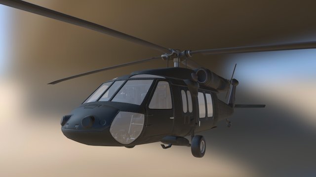 Blackhawk Unity 3D Model