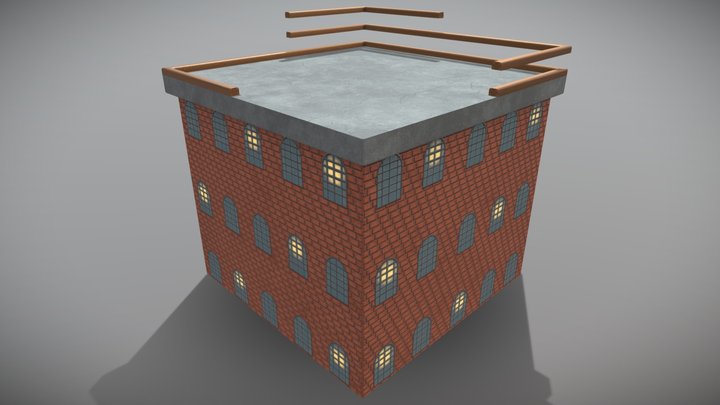 Modular building 3D Model