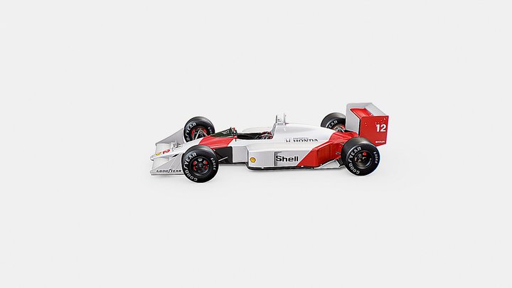 Mclaren MP4/4 1988 | www.vecarz.com – Modèle 3D gratuit STL