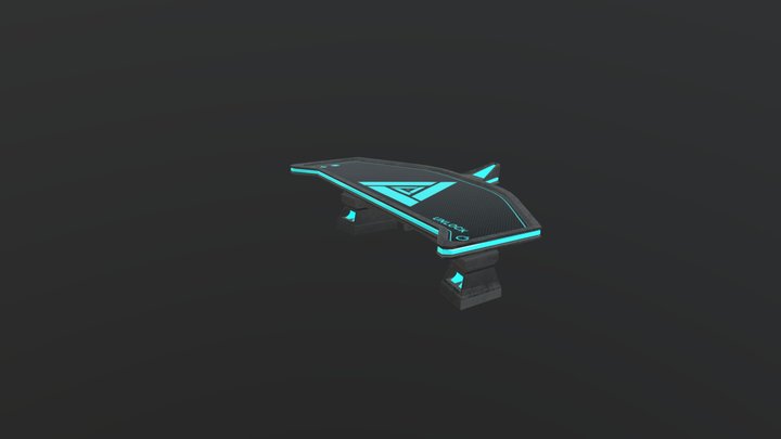Sci-fi Table 3D Model