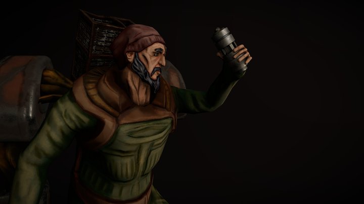 Half Survivor 3D Model
